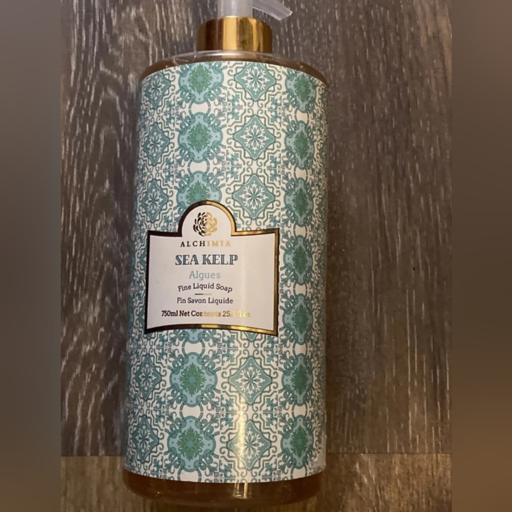 ALCHIMIA ~ SEA KELP Natural Fine Liquid Hand Soap 750ml ~ MADE IN ITALY RARE